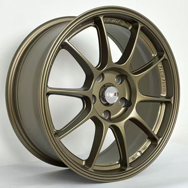 Custom Multi-Spoke Car Wheel Aluminium Alloy Rims 4 5 Holes TC105 15 16 17 Inches ET40 4x100 5x100 5x112 5x114.3