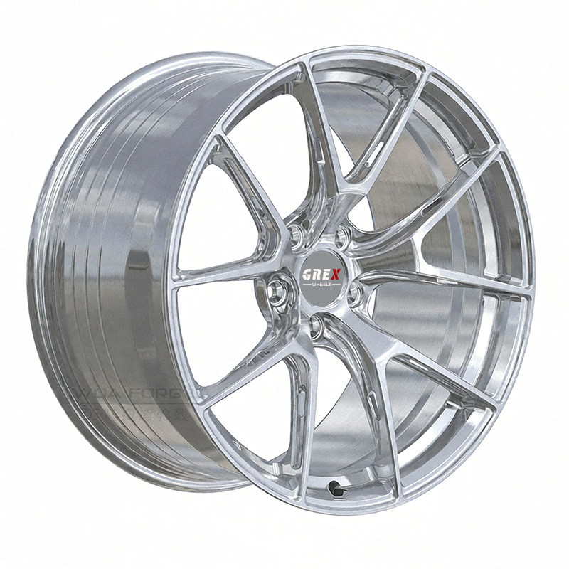 16-24 inch Customized Polished Chrome Passenger Car Wheels Lightweight Stylish Smoky Sports Forged Deep Dish Wheels