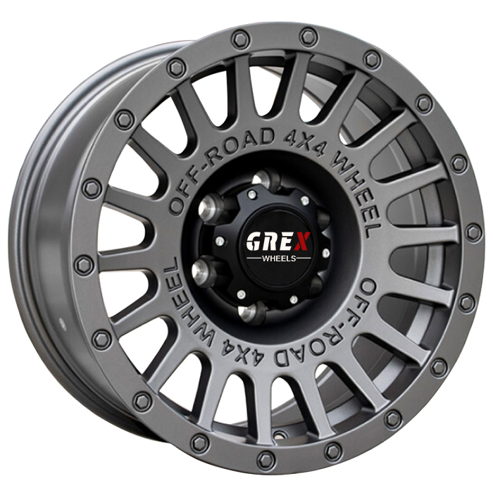 16-18 Inches Off-road 6x139.7 Alloy Wheels Matte Black 4 Pieces SUV Design for Prado Rando