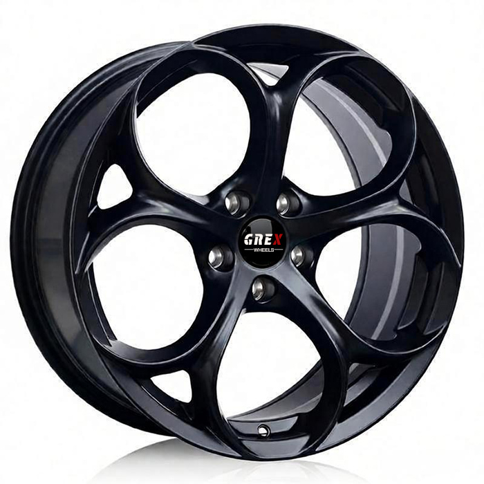 18-PCD5-110-CB65.1-Alloy-Wheels-for-Alfa-Romeo-Giulia-Julieta-Opel-Cefelli-4-Pieces-Concave-Design-Black-Finish