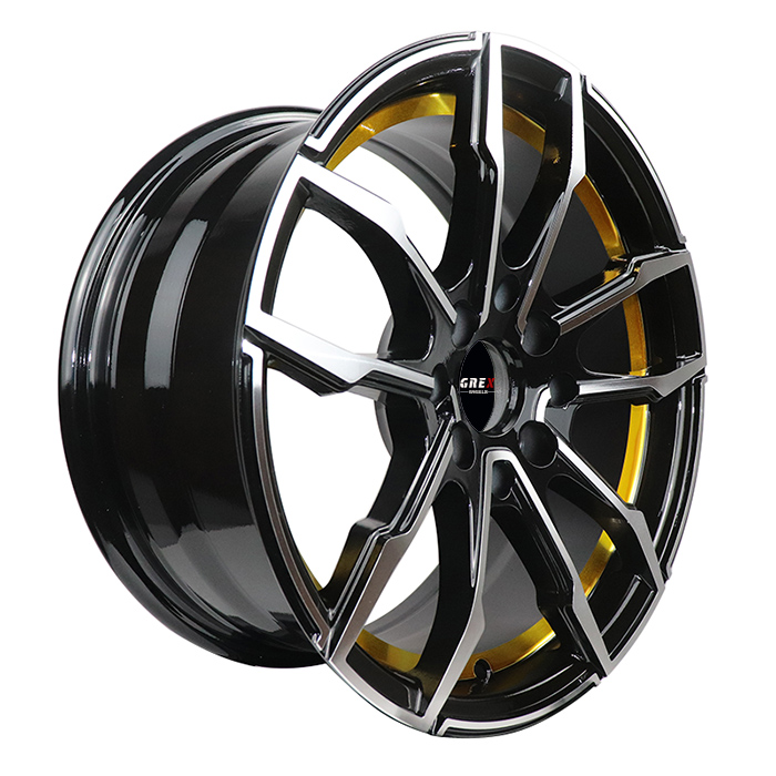 Aluminum Alloy Wheel Factory Wholesaler 15 Inch 15*7.0 4X100/108/114.3 for Fit for L 4 Pieces Black Concave